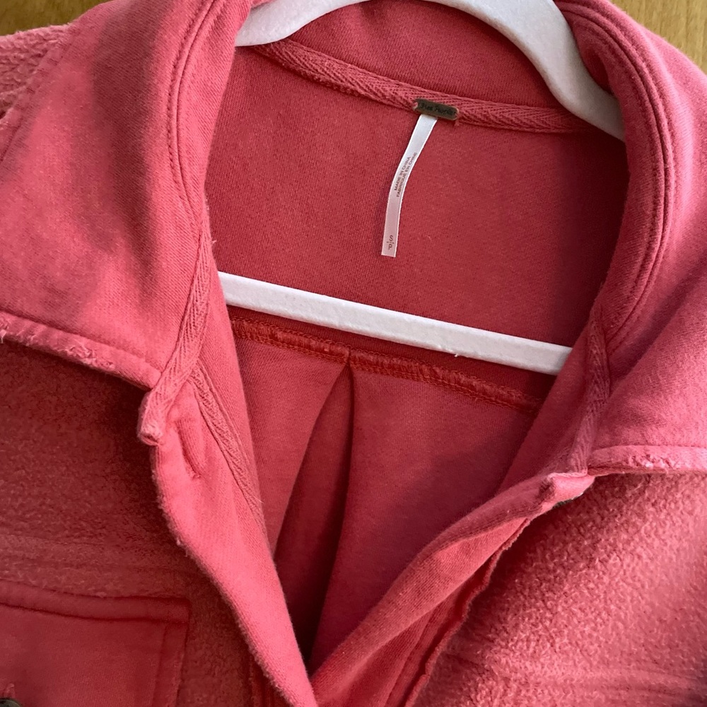 Free people ruby jacket red size small shacket - Picture 3 of 7